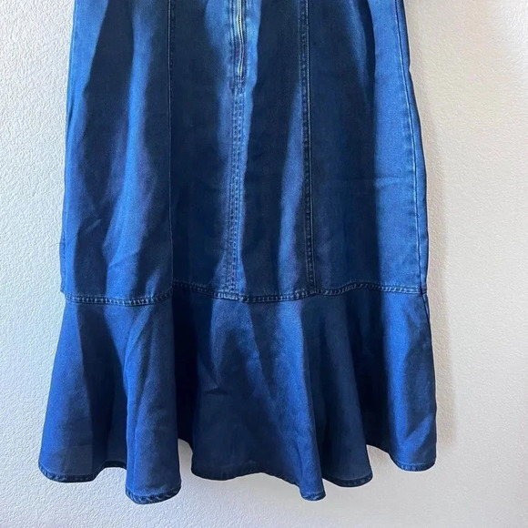 Amur Women's Blue Denim Emery Knee Length Dress size 2 - Picture 9 of 13